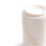 reusable coffee cup lid stacked