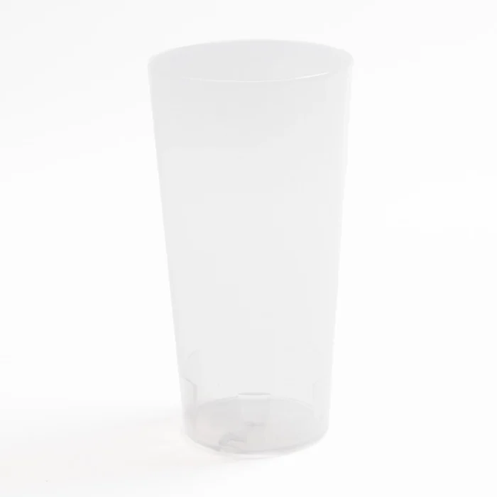 Transparent reusable rrinking cup 330ml
