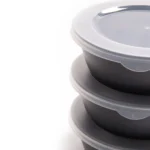 reusable food bowls large 1150ml 153mm stacked