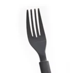 Reusable plastic fork grey