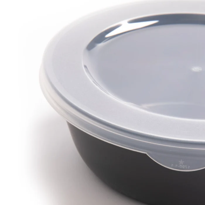 transparant food bowl lid large