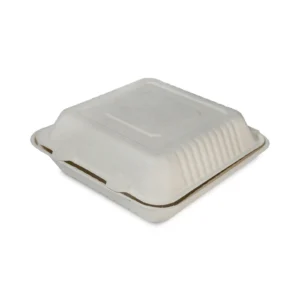 Lunchdoos Bagasse 478x229x49mm | 200 stuks/doos