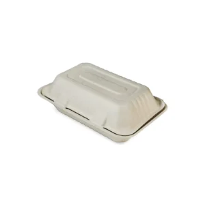 Snackdoos 308x229x51 Bagasse | 250 stuks/doos