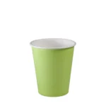 Gobelet en papier recyclable jetable vert - 270ml (9oz) | 240 unités/boîte