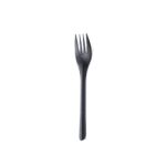 Fork Reusable & Recyclable plastic PP Black | 1000 pcs/box