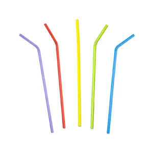 Colored Paper Straw - Flexible - 6⌀ 200mm | 8000 Units/Box