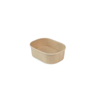 Paper Bowl Rectangular 150ml - PE Lamination | 500 Units/Box